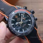 Best Replica Omega Planet Ocean 600m Watches Black Chronograph